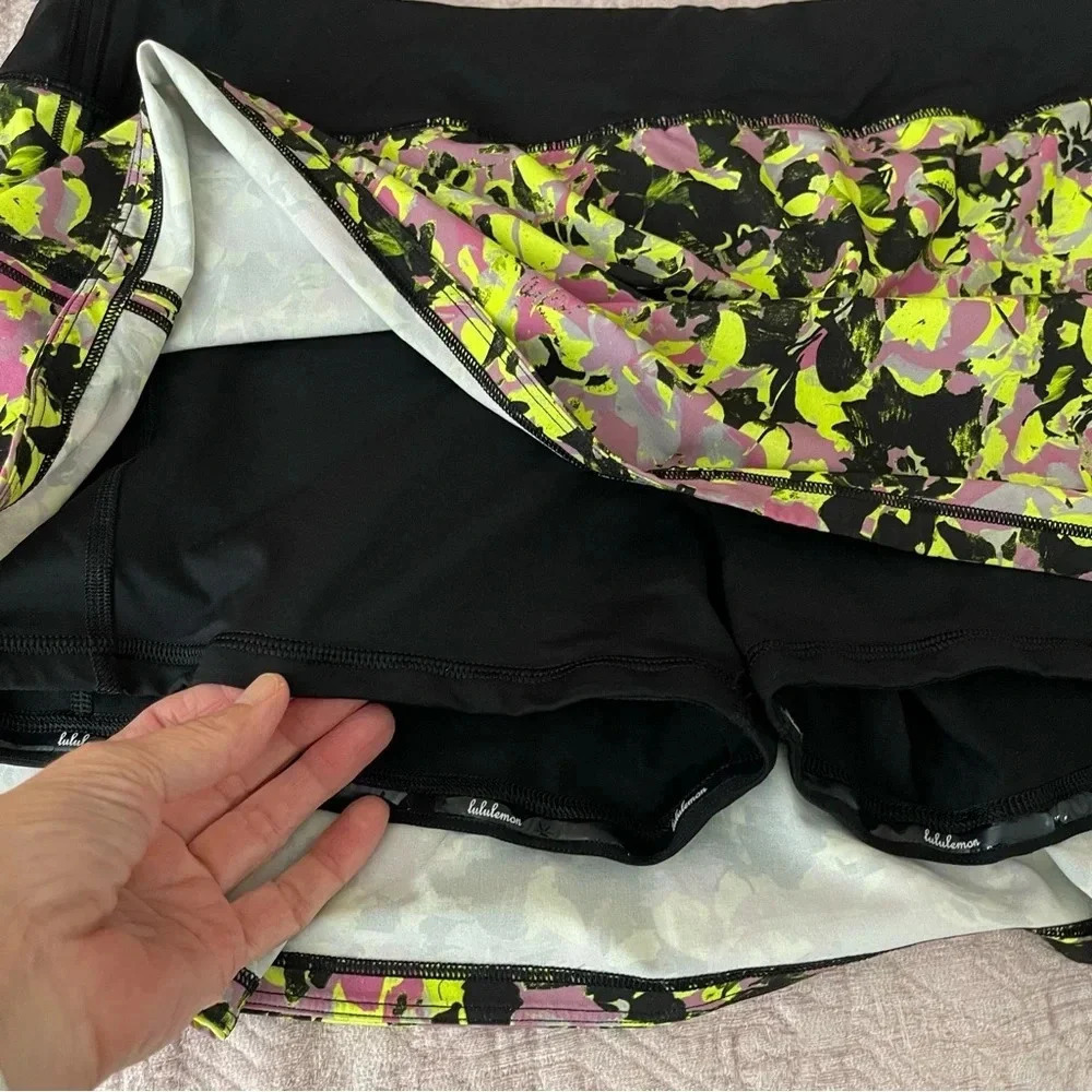 Lululemon Pace Rival Mid-Rise Skirt In Multi pickle ball Elevated athleisure - Picture 6 of 12